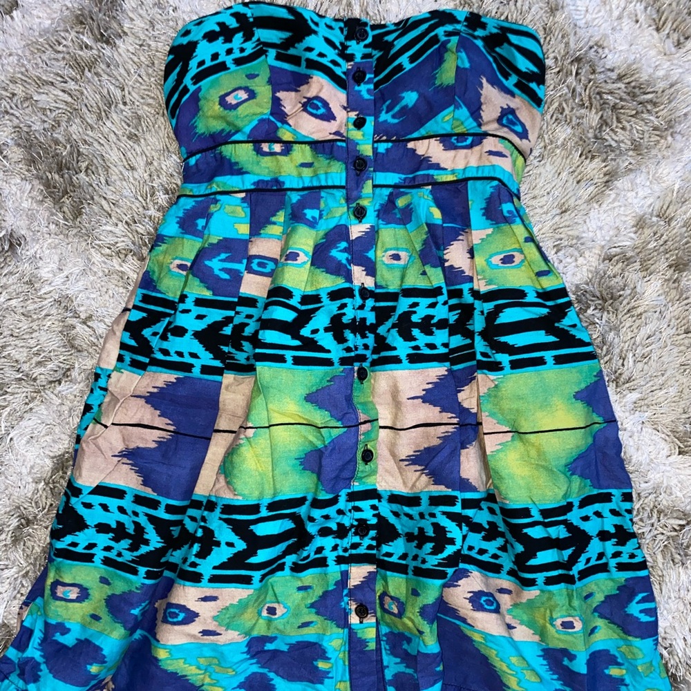 Aztec mini dress